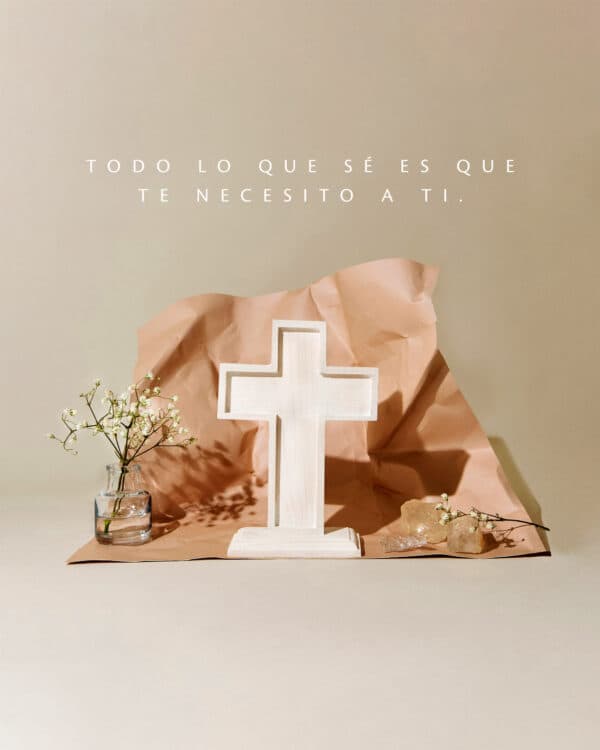 Todo lo que sé es que te necesito a ti.
