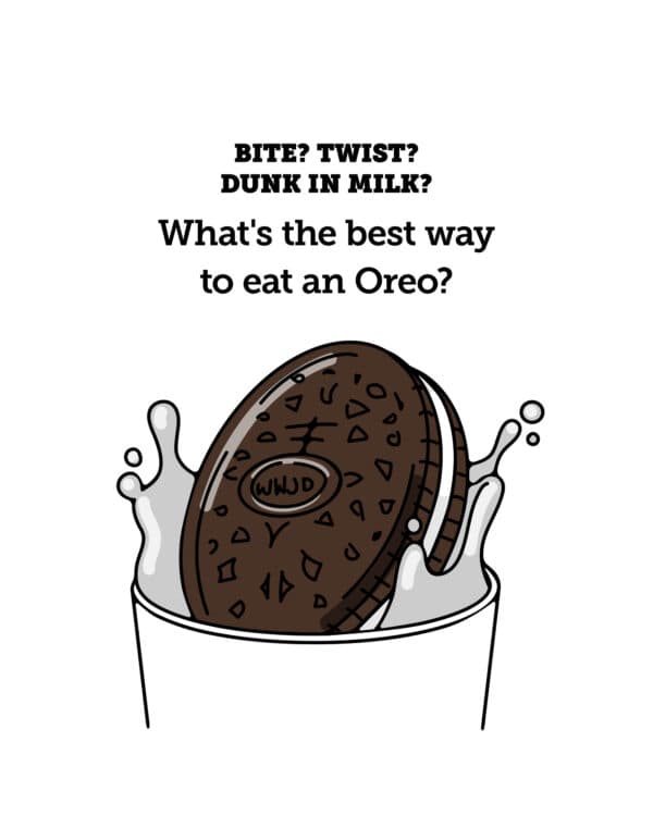 Bite? Twist? Dunk in milk? What's the best way to eat an Oreo?