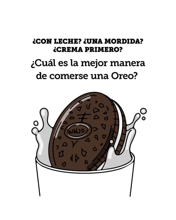 ¿Cuál es la mejor manera de comerse una Oreo? ¿Con leche? ¿una mordida? ¿crema primero?