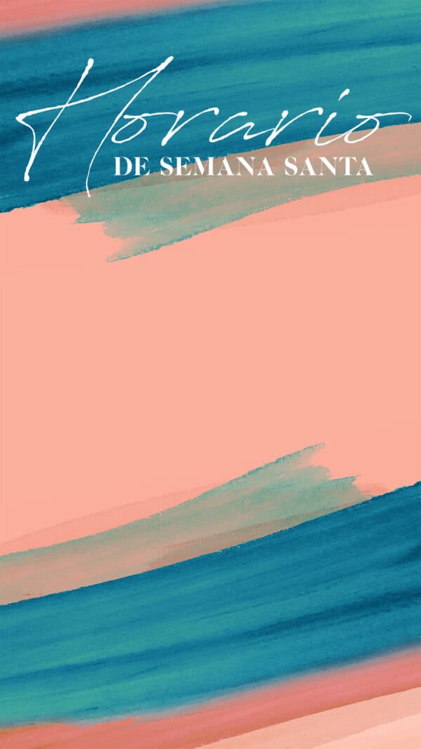 Horario de Semana Santa