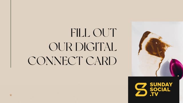 Holy Week | Slides, Connect