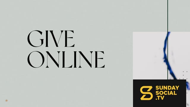 Holy Week | Slides, Give