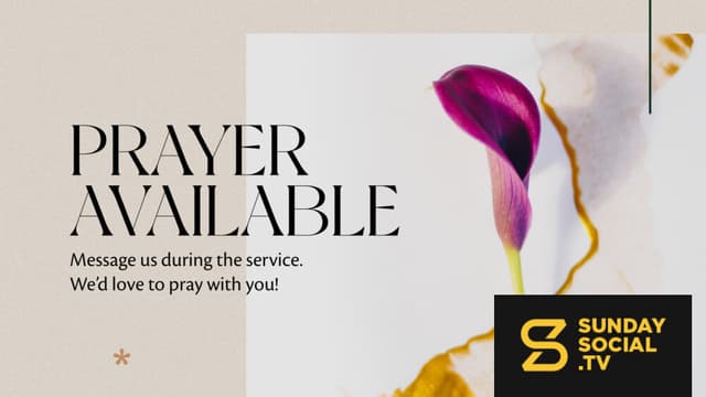 Holy Week | Slides, Prayer