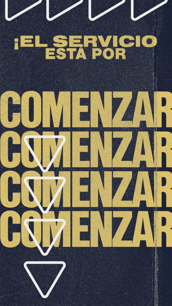 ¡El servicio está por comenzar!