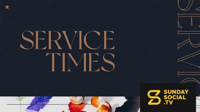 Holy Week | Slides, Service Times