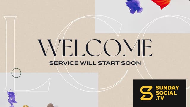 Holy Week | Slides, Welcome