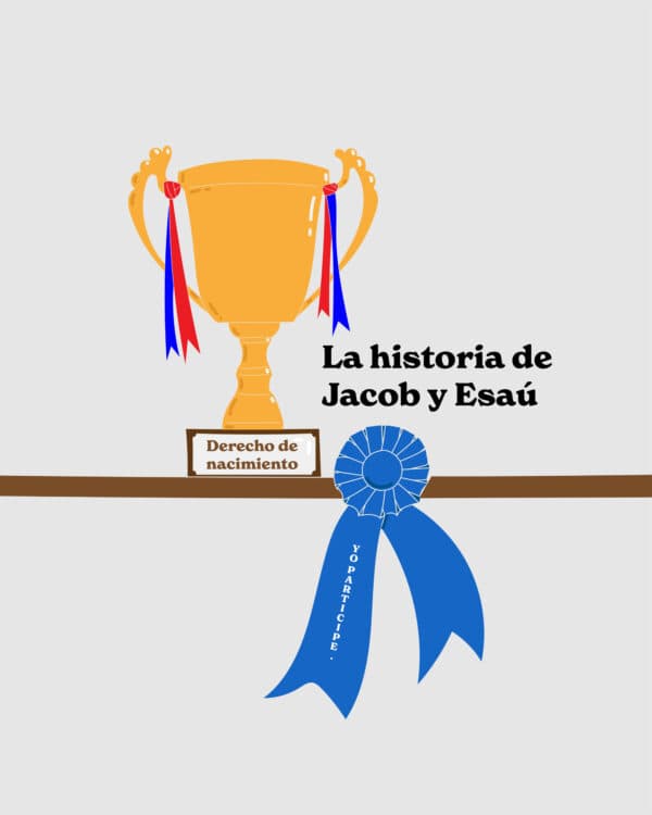 La historia de Jacob y Esaú: Derecho de nacimiento. Yo participe.