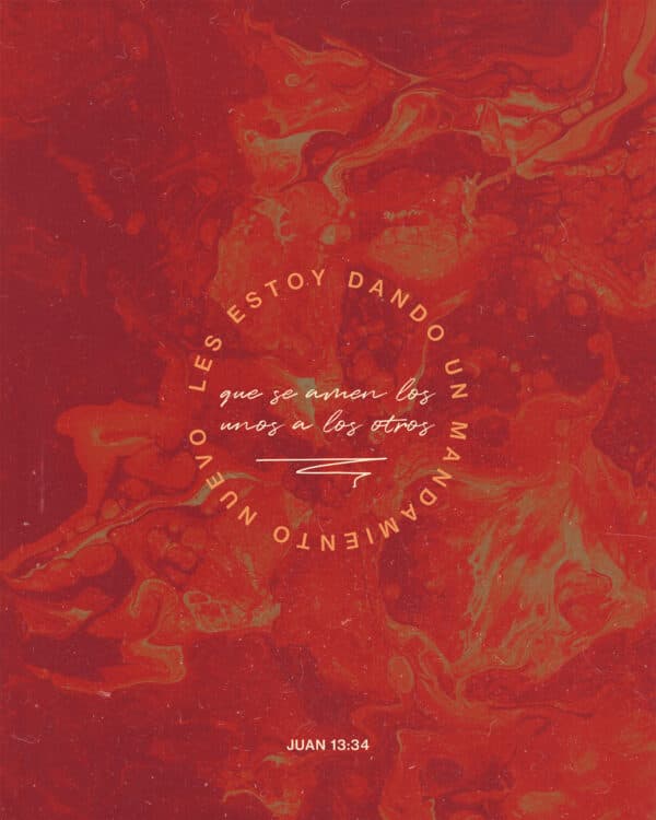 Les estoy dando un mandamiento nuevo: que se amen los unos a los otros.  - Juan 13:34