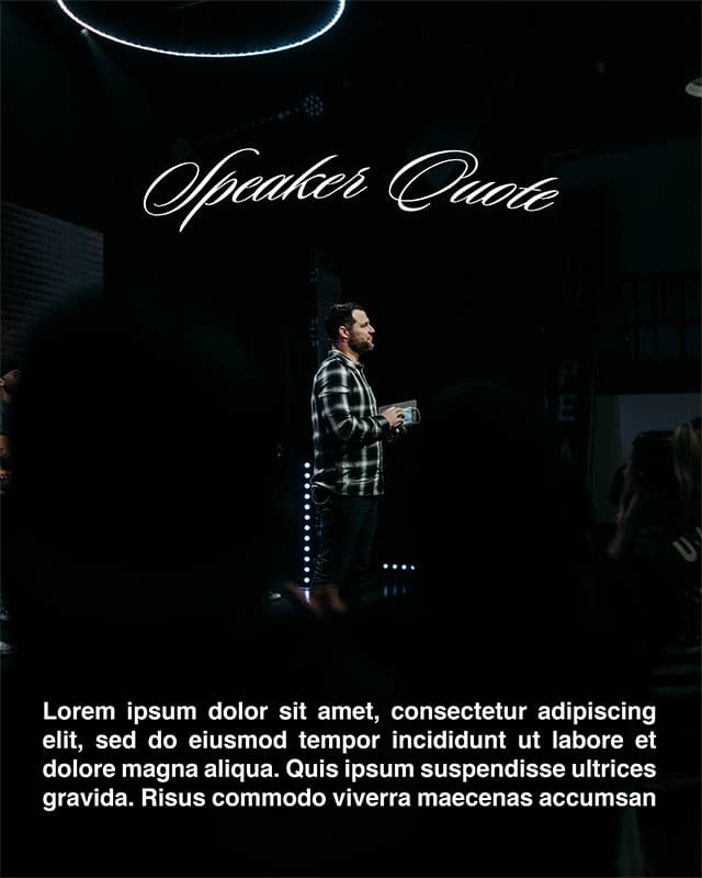 Speaker Quote Posts