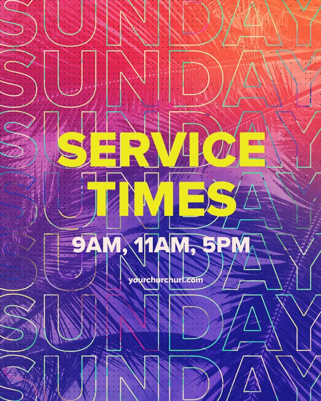 Service Time Posts