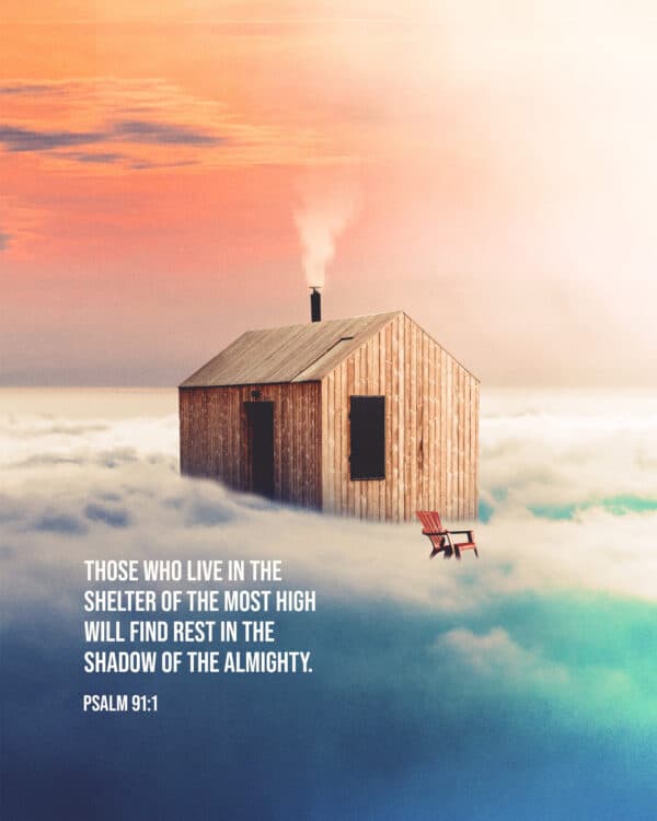 Those who live in the shelter of the Most High will find rest in the shadow of the Almighty. - Psalm 91:1