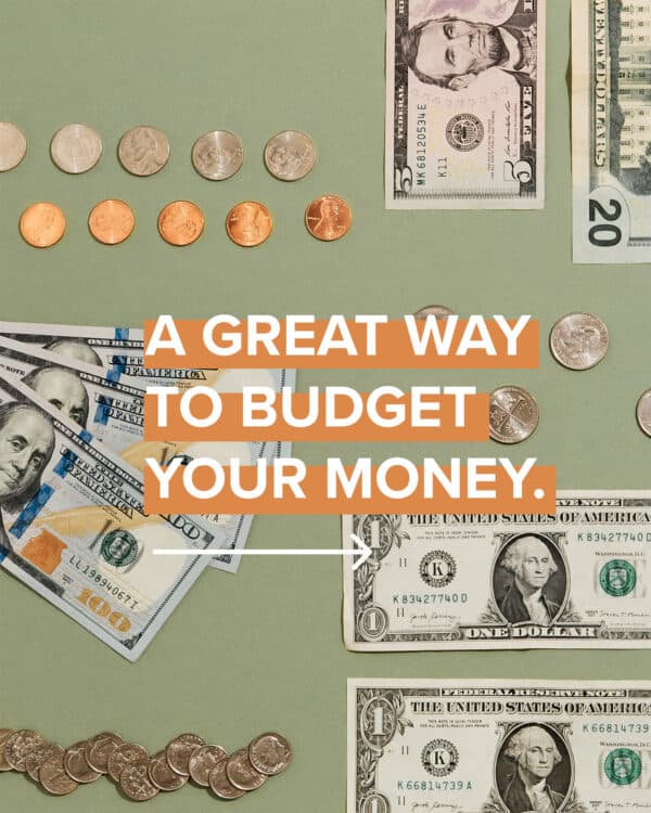 A great way to budget your money.