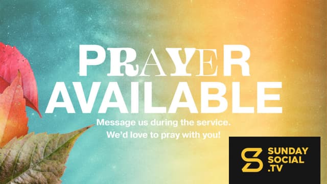 Transition | Slides, Prayer