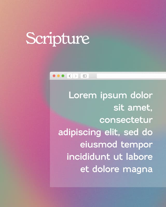 Scripture Posts