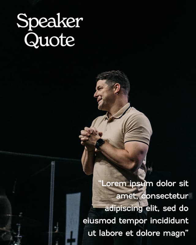 Speaker Quote Posts