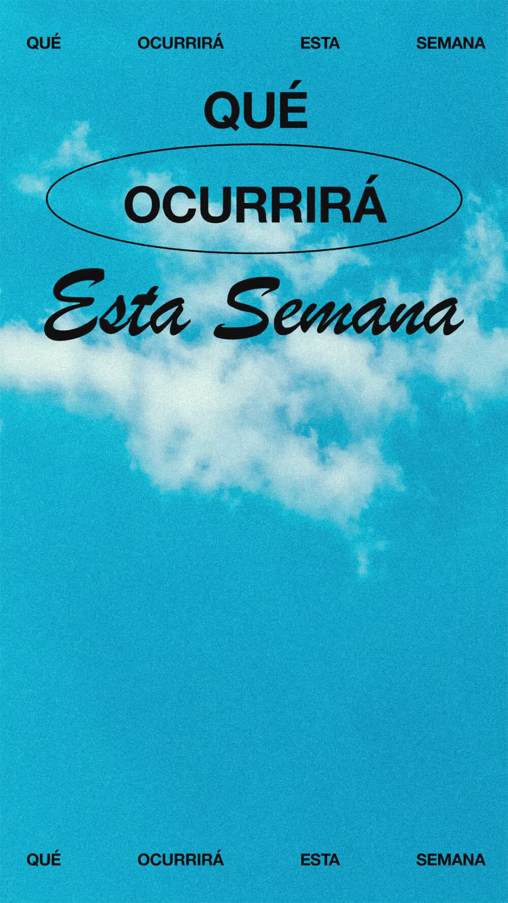Qué ocurrirá esta semana