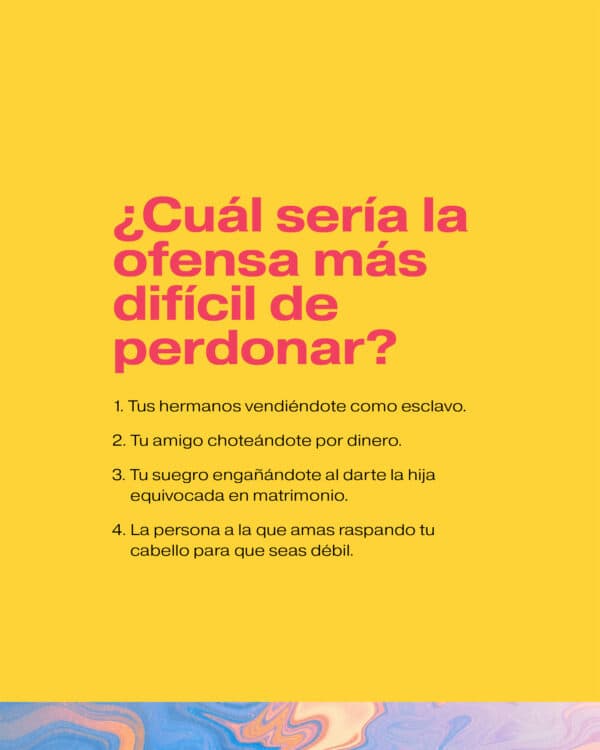 ¿Cuál sería la ofensa más difícil de perdonar?
