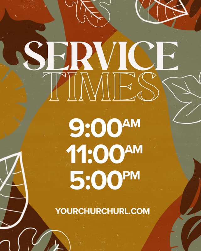 Service Time Posts
