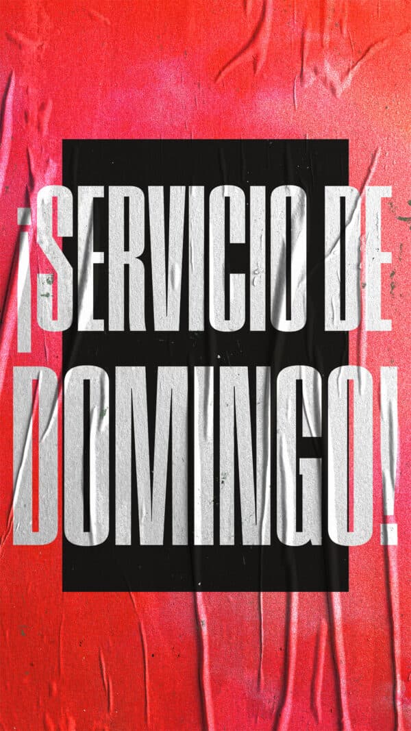 ¡Servicio de Domingo!