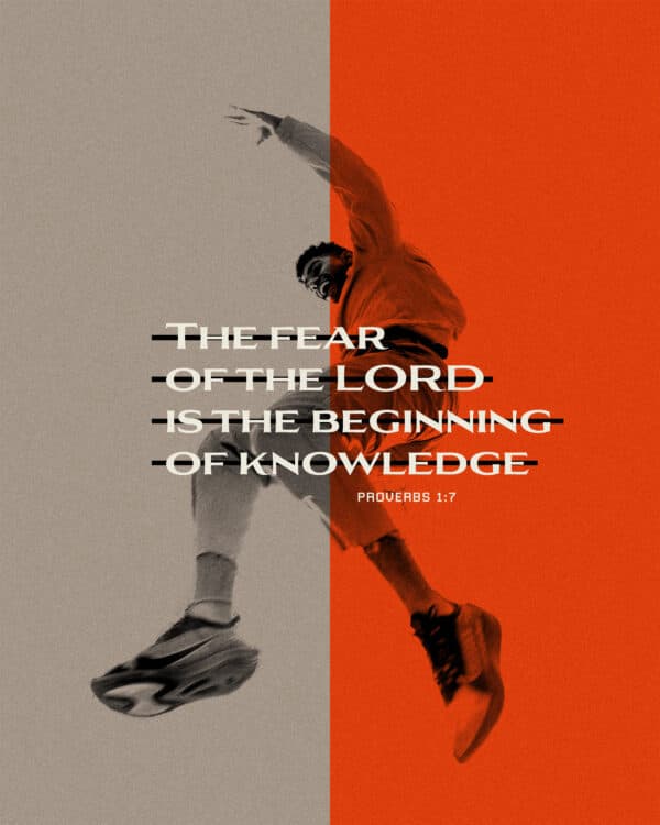 The fear of the LORD is the beginning of knowledge. - Proverbs 1:7