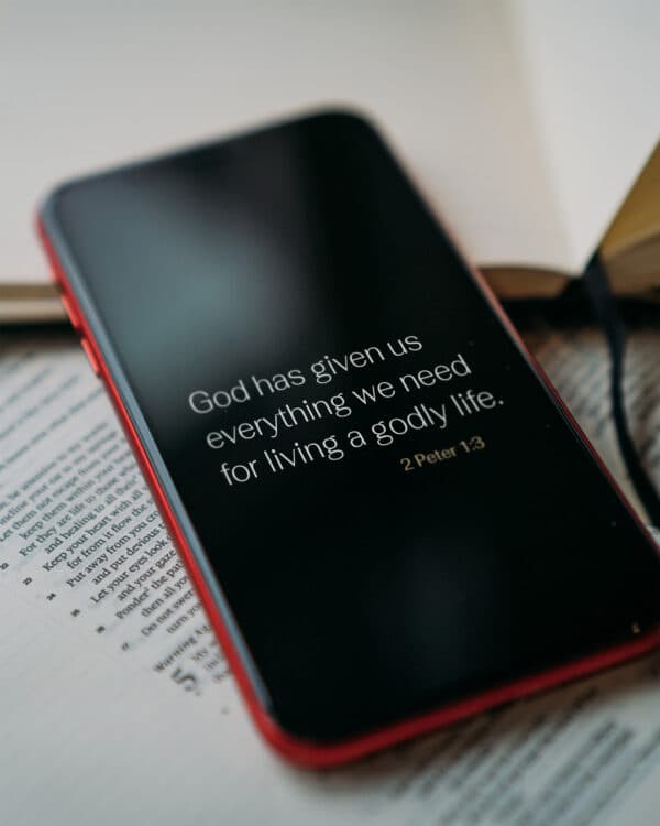 God has given us everything we need for living a godly life. - 2 Peter 1:3