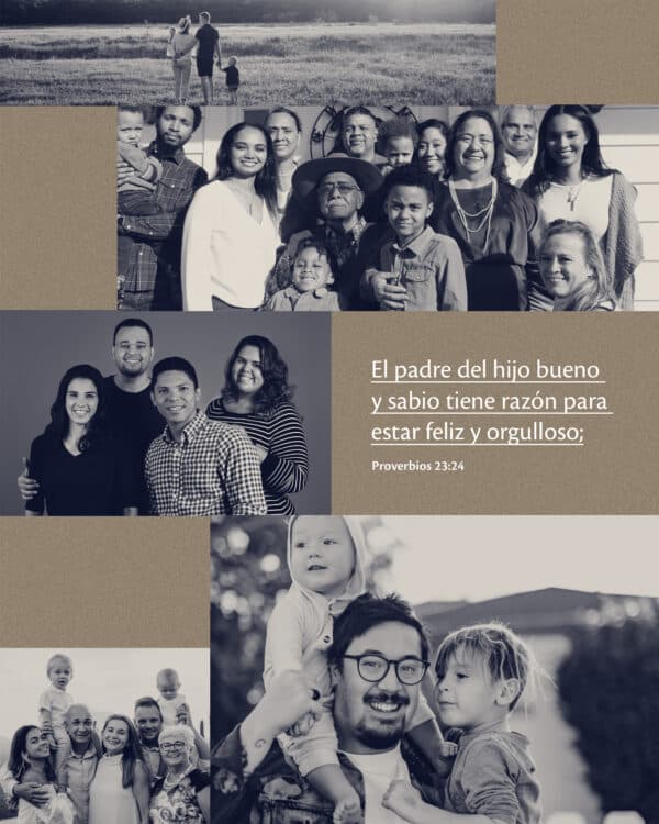 El padre del hijo bueno y sabio tiene razón para estar feliz y orgulloso; - Proverbios 23:24