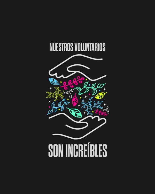 Nuestros voluntarios son increíbles