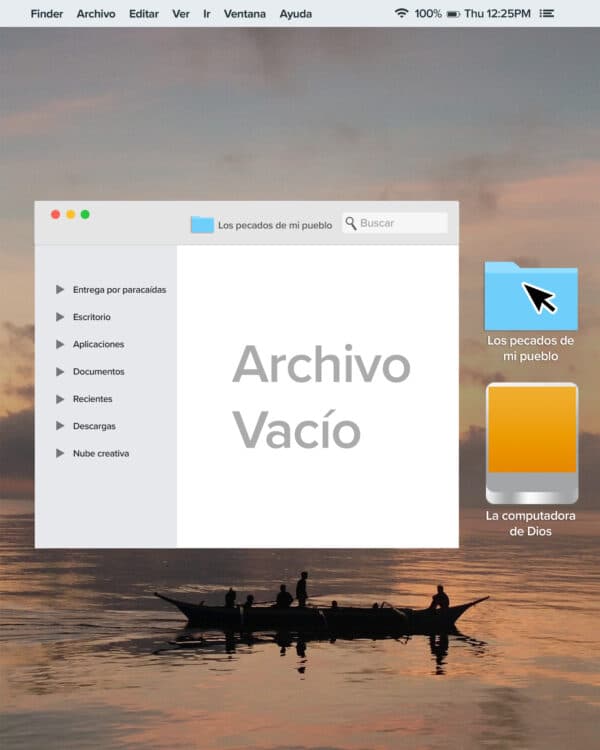 La computadora de Dios. Los pecados de mi pueblo. Archivo Vacío.
