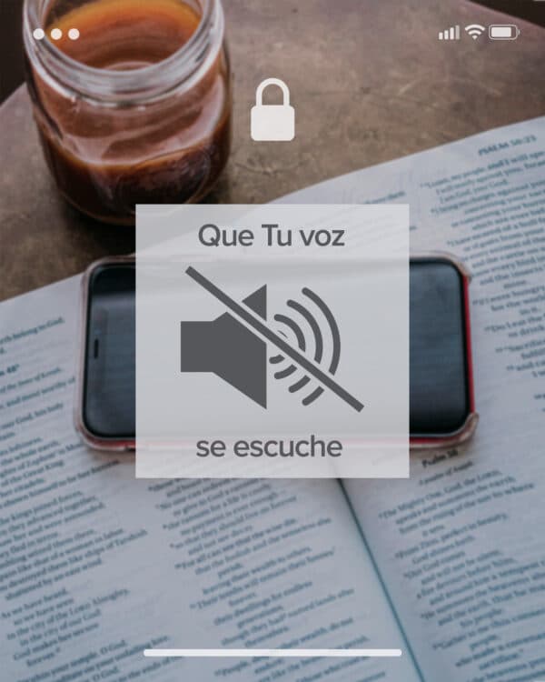 Que Tu voz se escuche