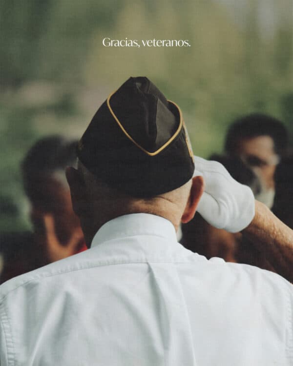 Gracias, veteranos.