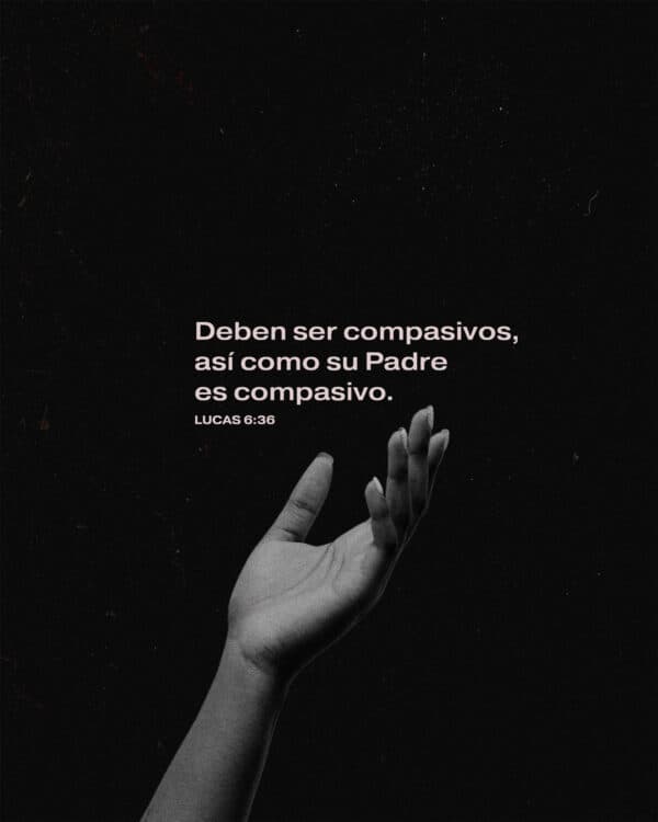 Deben ser compasivos, así como su Padre es compasivo. - Lucas 6:36
