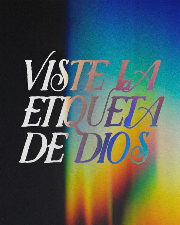 Viste la etiqueta de Dios