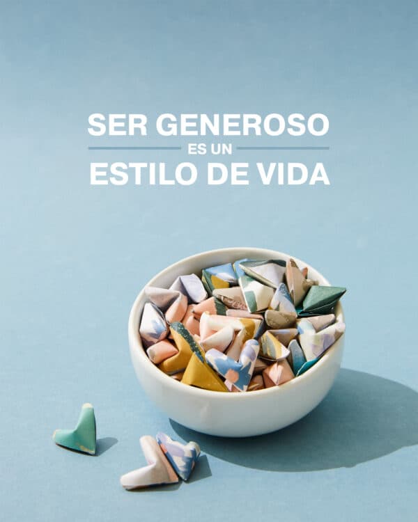Ser generoso es un estilo de vida