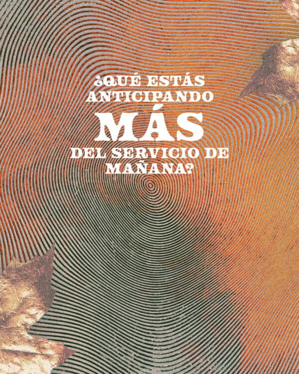 ¿Qué estás anticipando más del servicio de mañana?