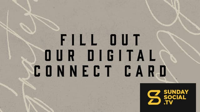 Blessed | Slides, Connect