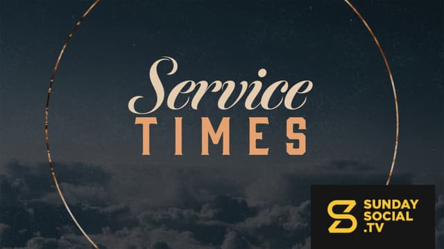 Blessed | Slides, Service Times