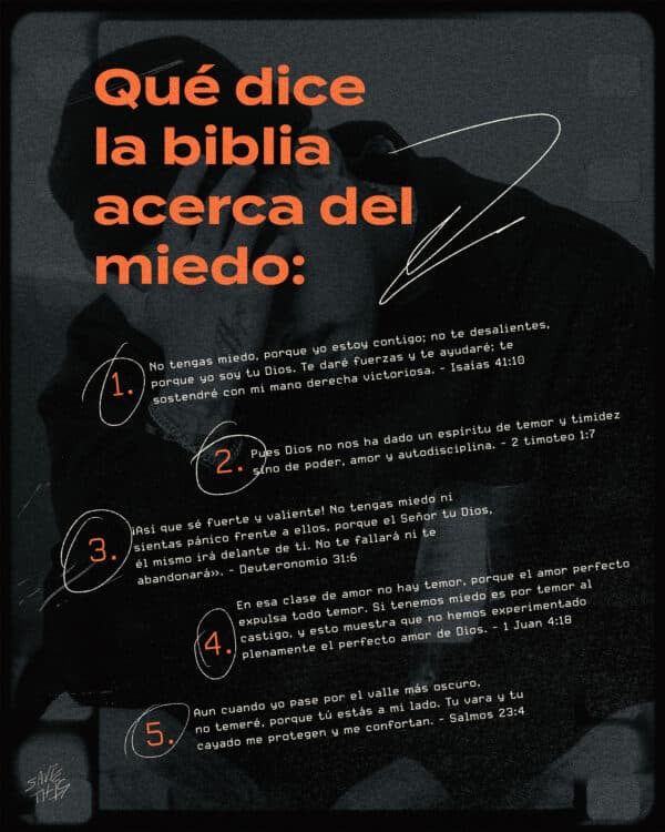 Qué dice la biblia acerca del miedo: