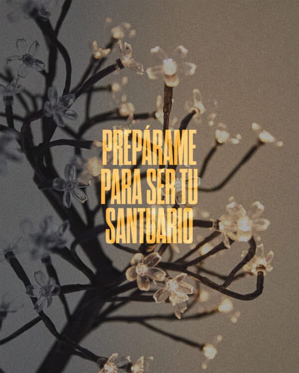 Prepárame para ser tu santuario
