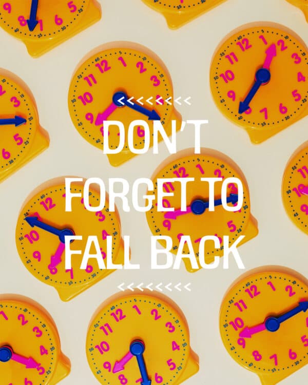 Don't forget to Fall Back