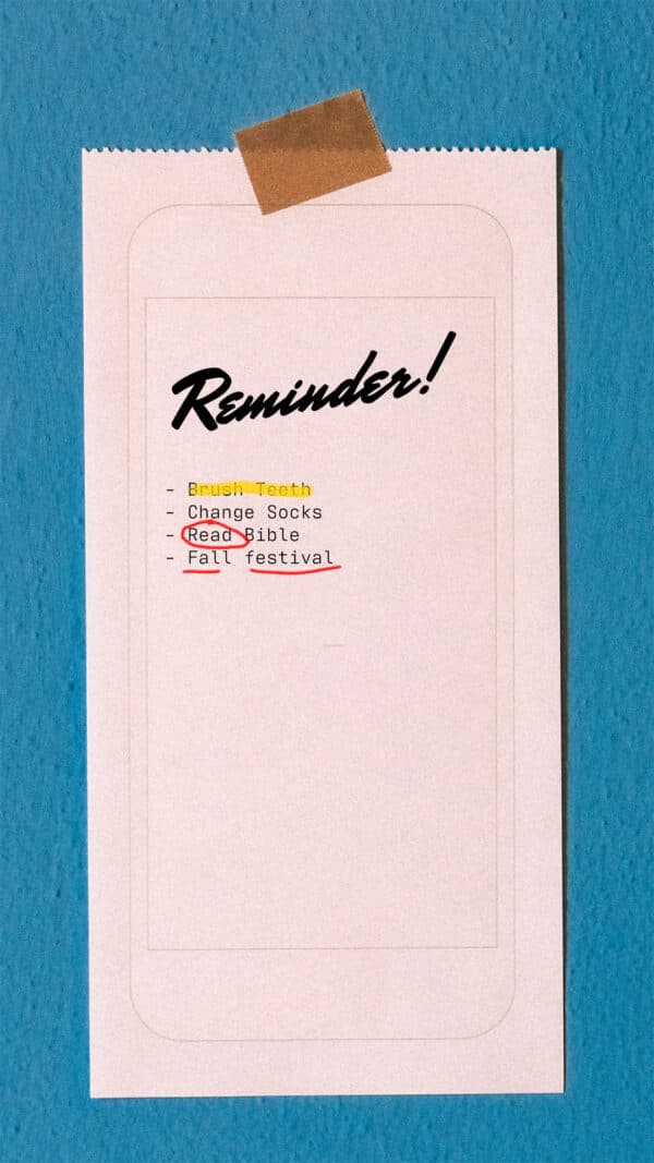 Reminder: