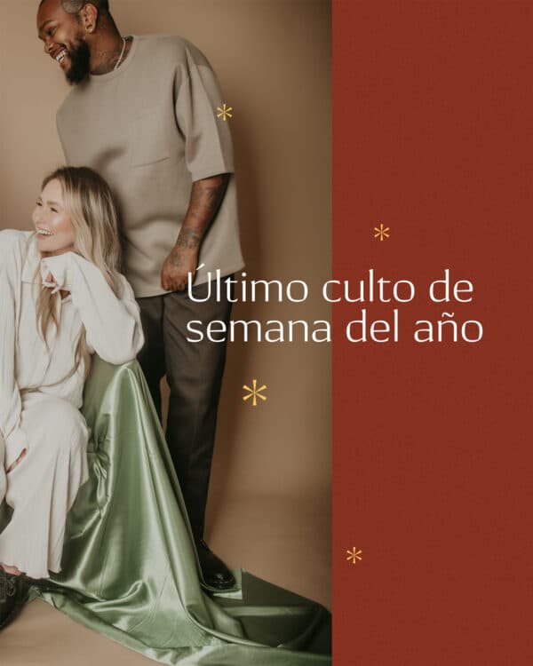 Último culto de semana del año