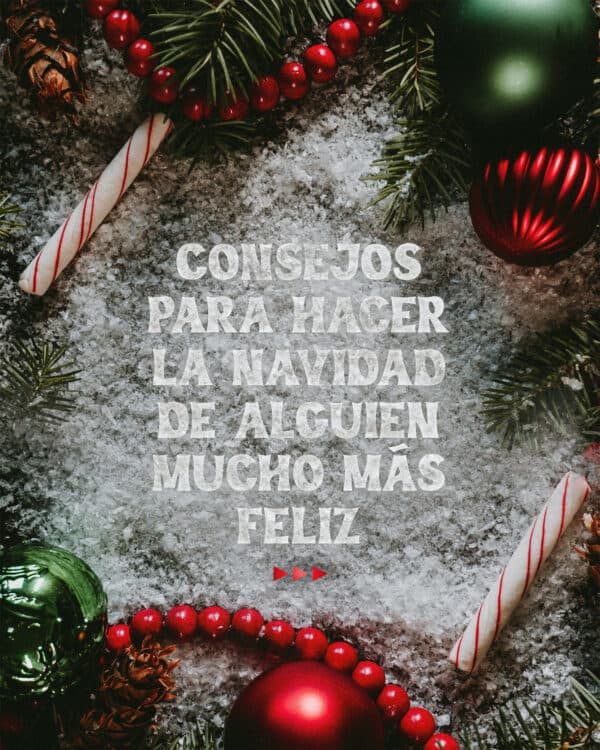 Consejos para hacer la navidad de alguien mucho más feliz: