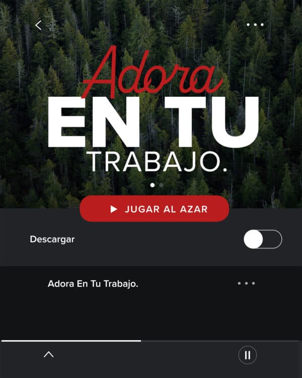 Adora en tu trabajo.