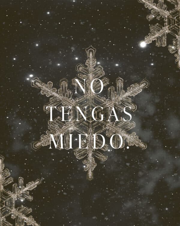 No tengas miedo