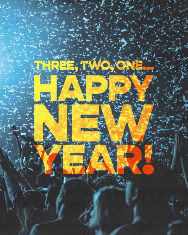 3, 2, 1... Happy New Year!