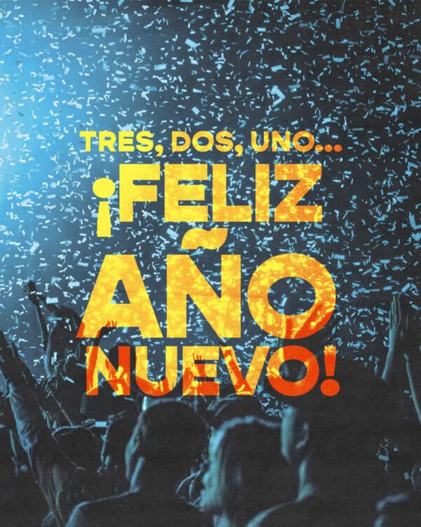 3, 2, 1... Feliz Año Nuevo