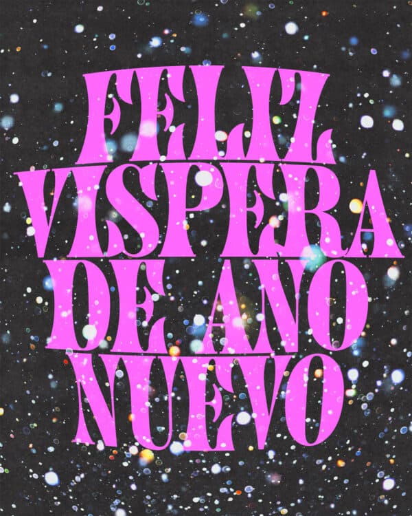 Feliz víspera de Año Nuevo