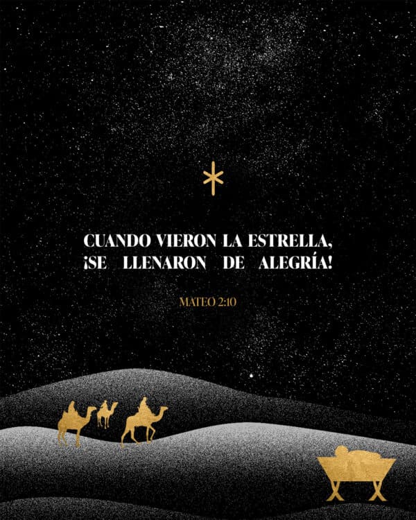 Cuando vieron la estrella, ¡se llenaron de alegría! - Mateo 2:10