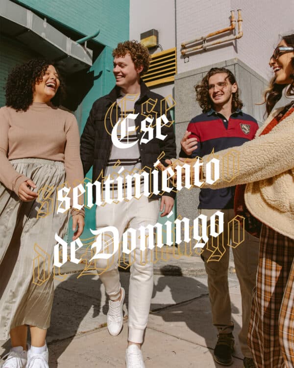 Ese sentimiento de Domingo