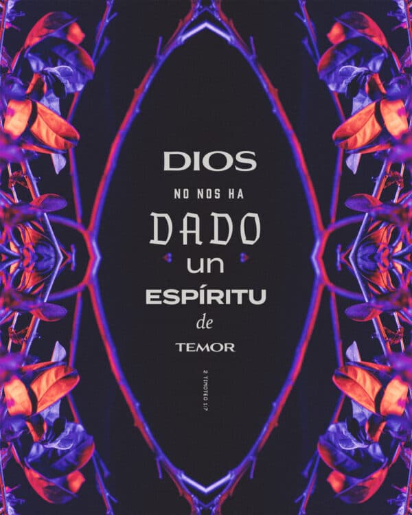Dios no nos ha dado un espíritu de temor. - 2 Timoteo 1:7